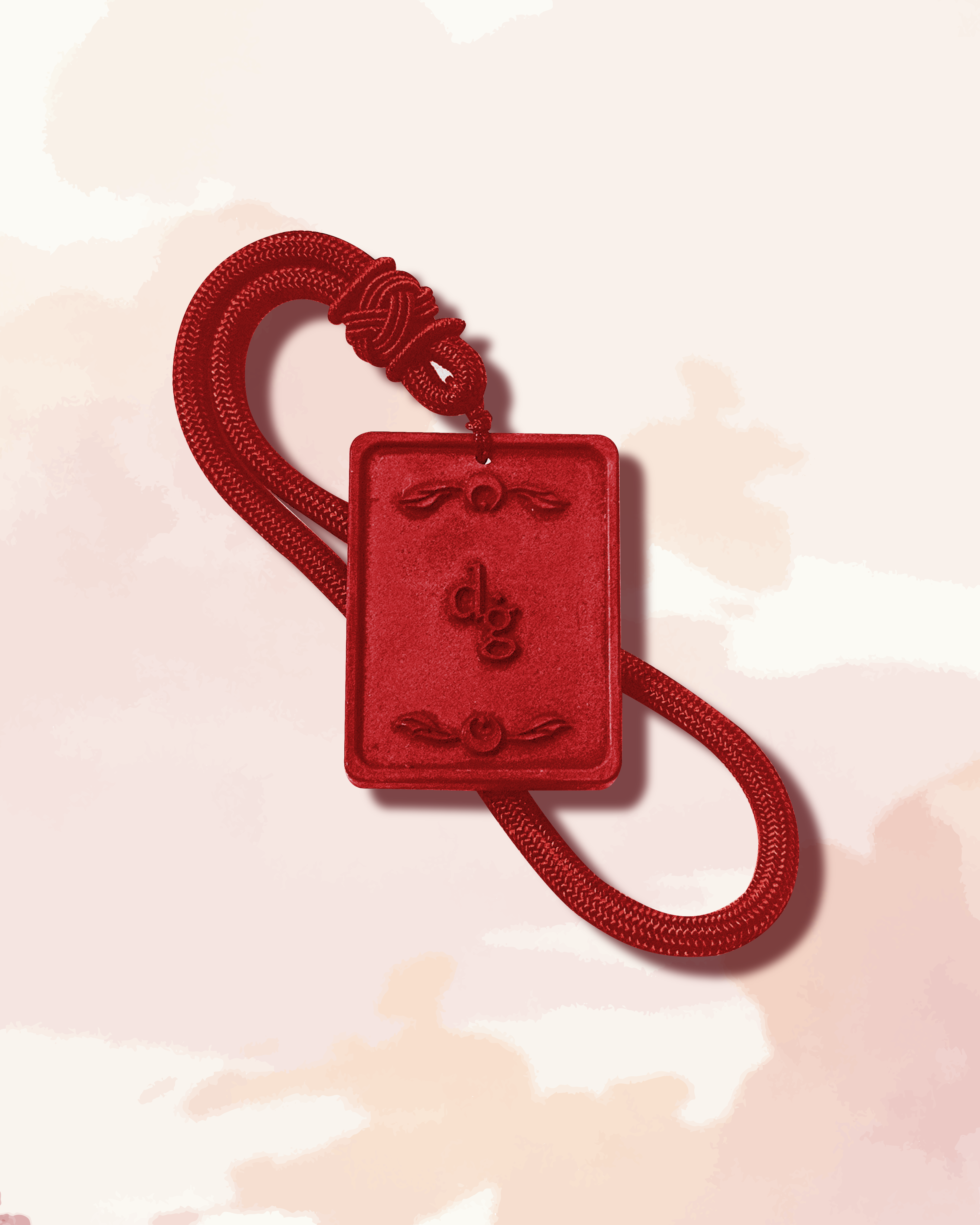 Red Gypsum Ceramic Card Diffuser (Unscented) - lv1 studio